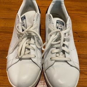 Adidas Stan Smith White and Navy Blue